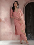 Kurta With Pant & Dupatta Ethnic Kurta Set For Women