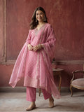 Kurta With Pant & Dupatta Ethnic Kurta Set For Women