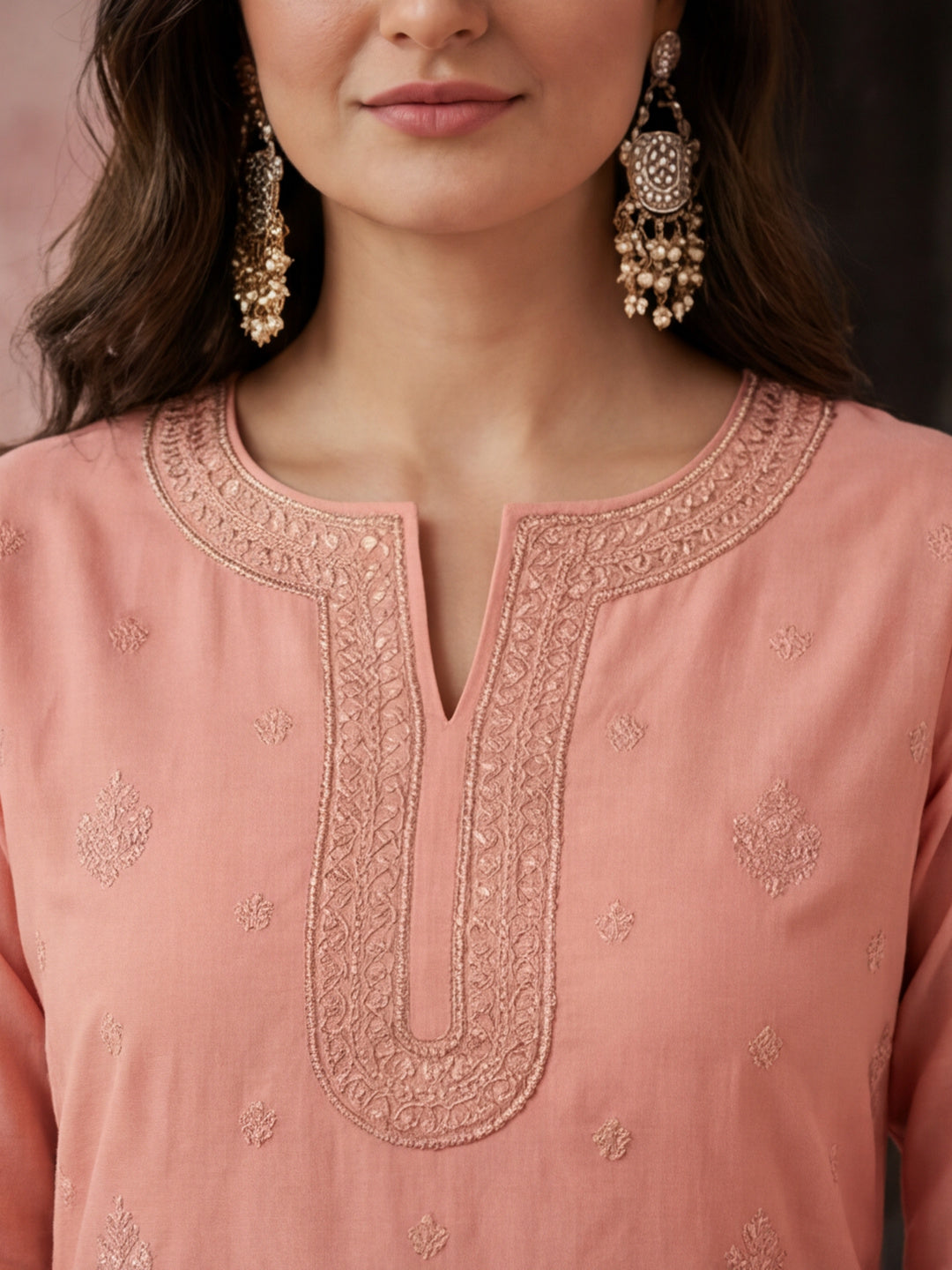 Kurta With Pant & Dupatta Ethnic Kurta Set For Women