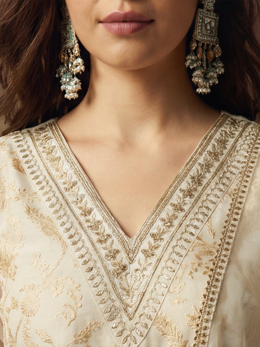 Kurta With Pant & Dupatta Ethnic Kurta Set For Women
