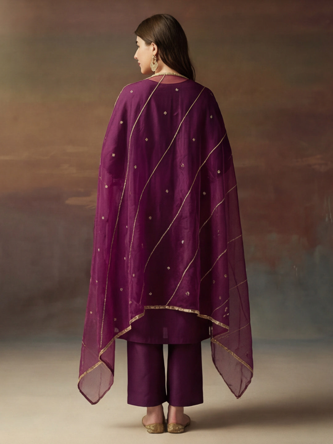 Kurta With Pant & Dupatta Ethnic Kurta Set For Women