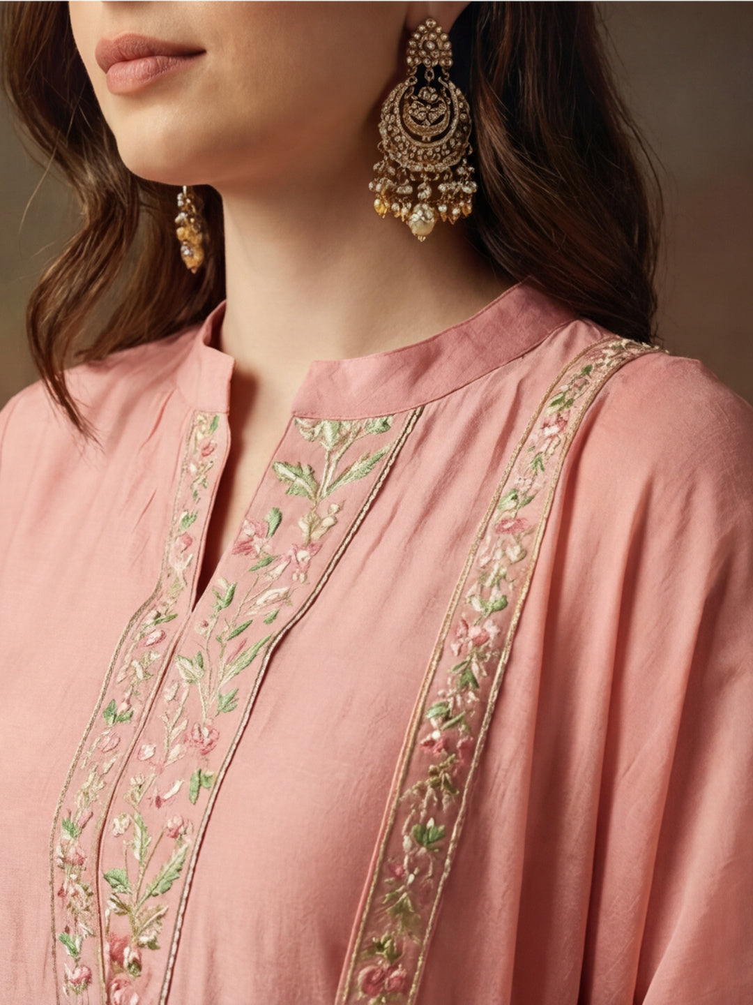 Kurta With Pant & Dupatta Ethnic Kurta Set For Women
