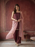 Kurta With Pant & Dupatta Ethnic Kurta Set For Women