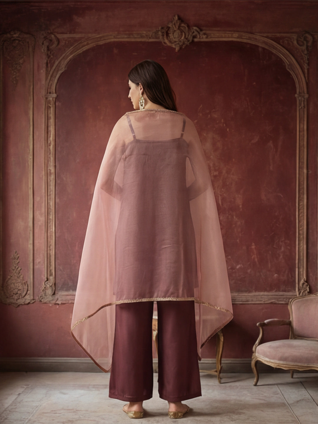 Kurta With Pant & Dupatta Ethnic Kurta Set For Women