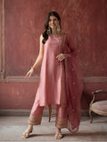 Kurta With Pant & Dupatta Ethnic Kurta Set For Women