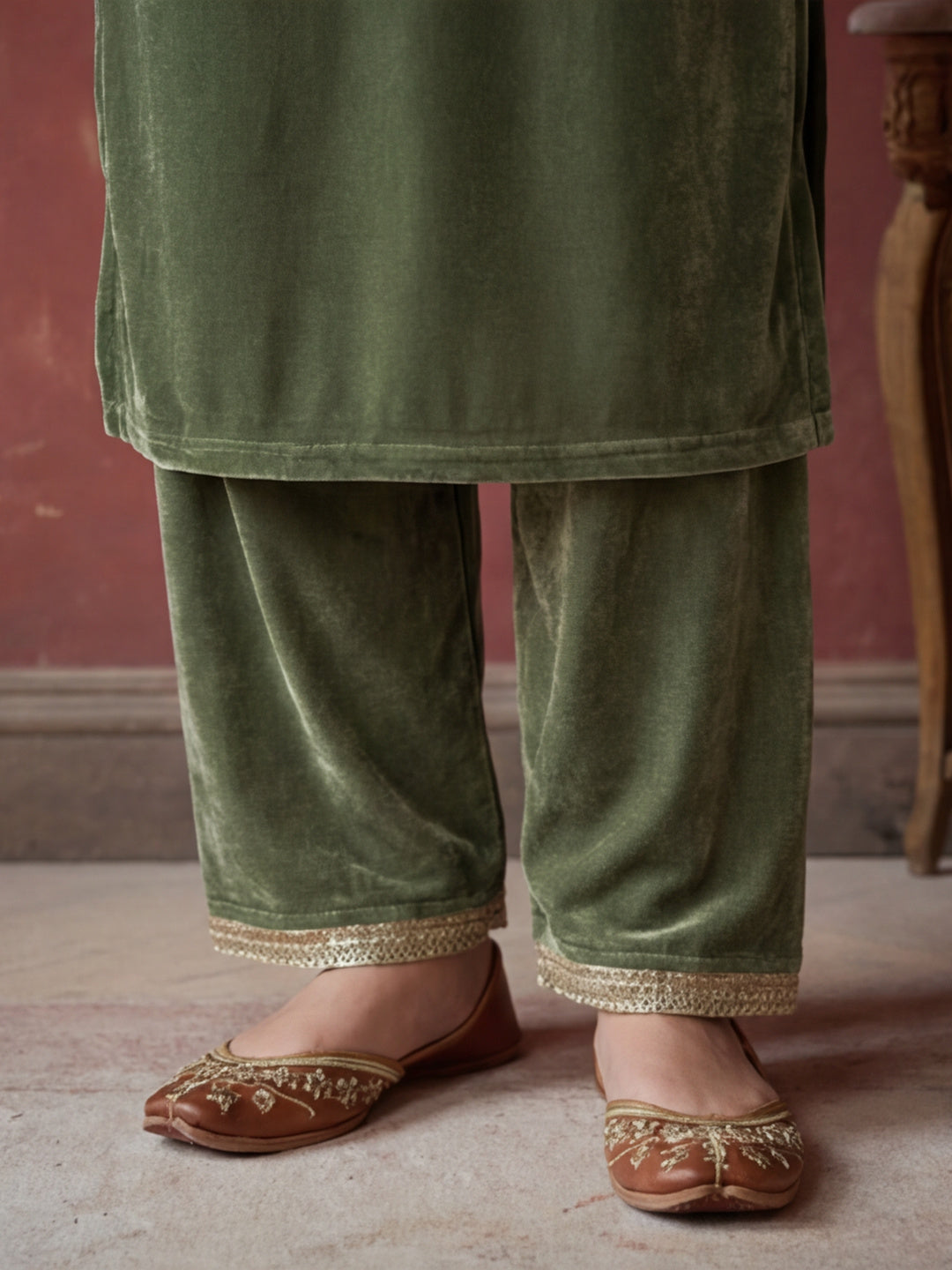Kurta With Pant & Dupatta Ethnic Kurta Set For Women