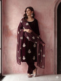 Kurta With Pant & Dupatta Ethnic Kurta Set For Women