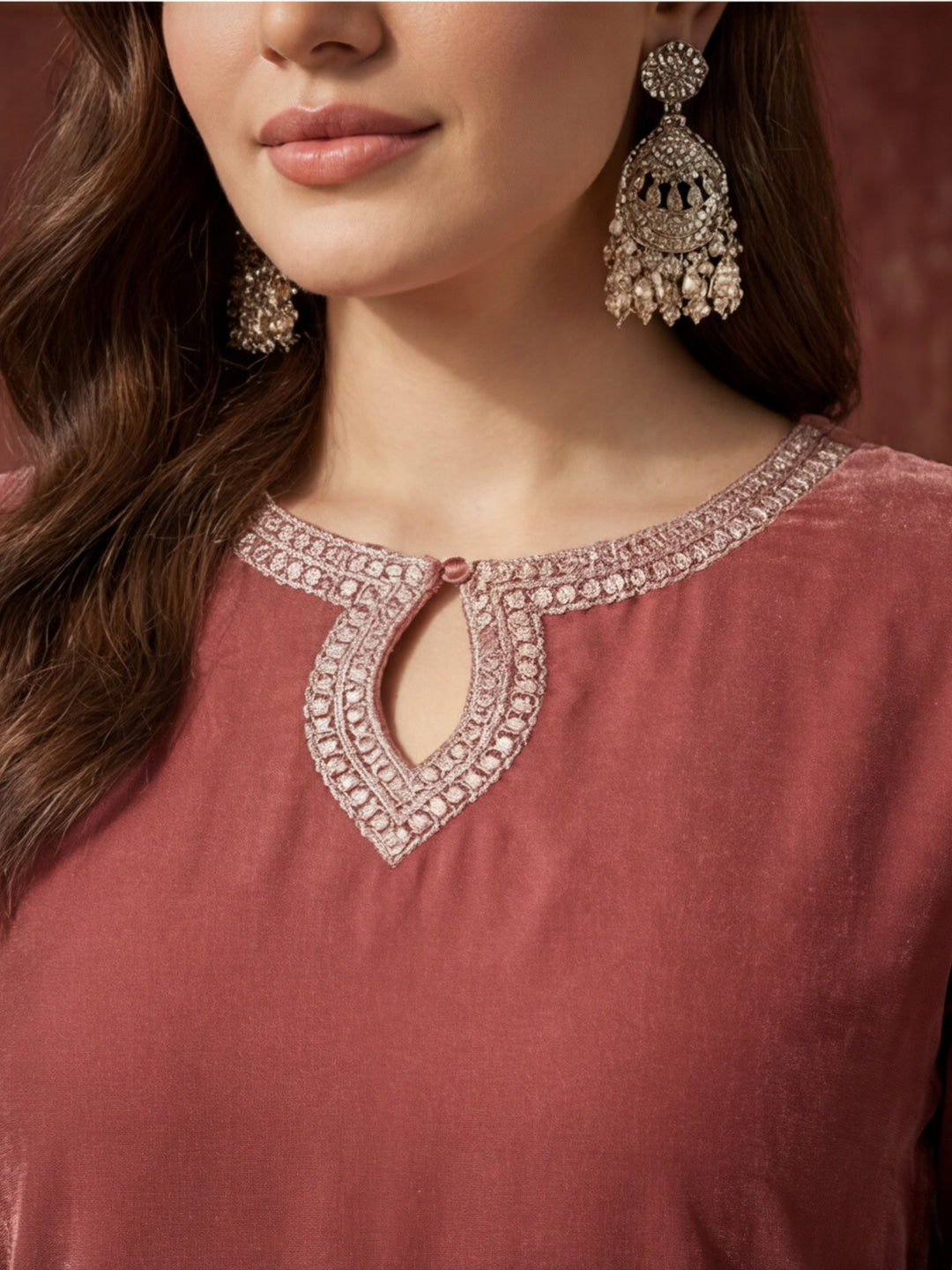 Kurta With Pant & Dupatta Ethnic Kurta Set For Women