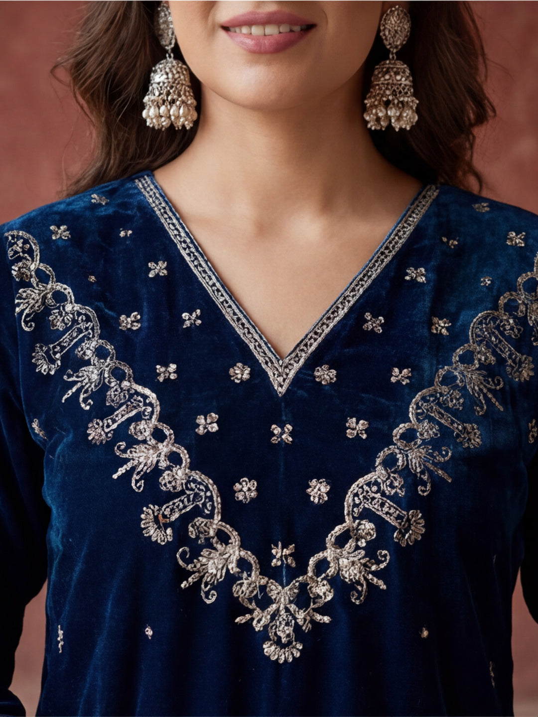 Kurta With Pant & Dupatta Ethnic Kurta Set For Women
