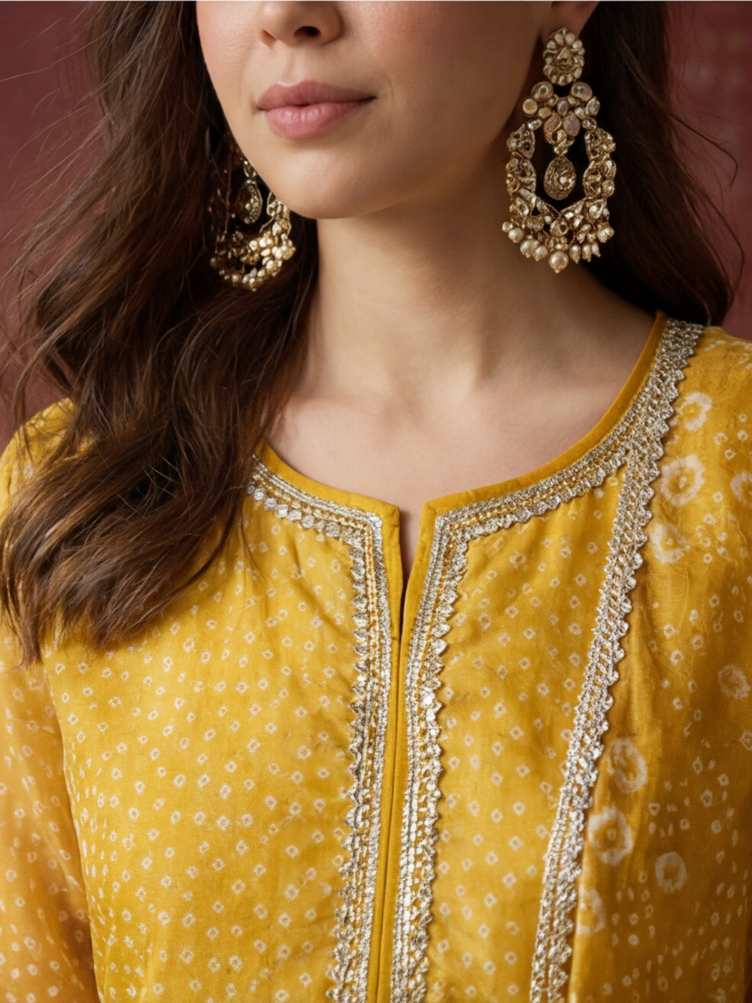 Kurta With Pant & Dupatta Ethnic Kurta Set For Women