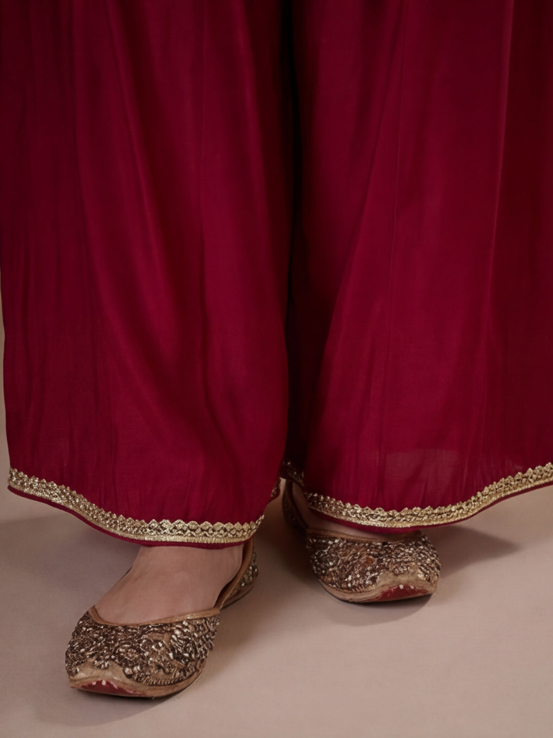 Kurta With Pant & Dupatta Ethnic Kurta Set For Women