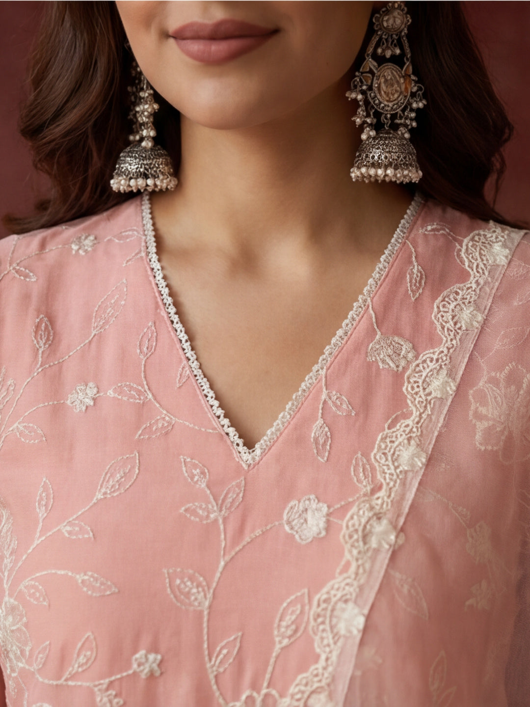 Kurta With Pant & Dupatta Ethnic Kurta Set For Women