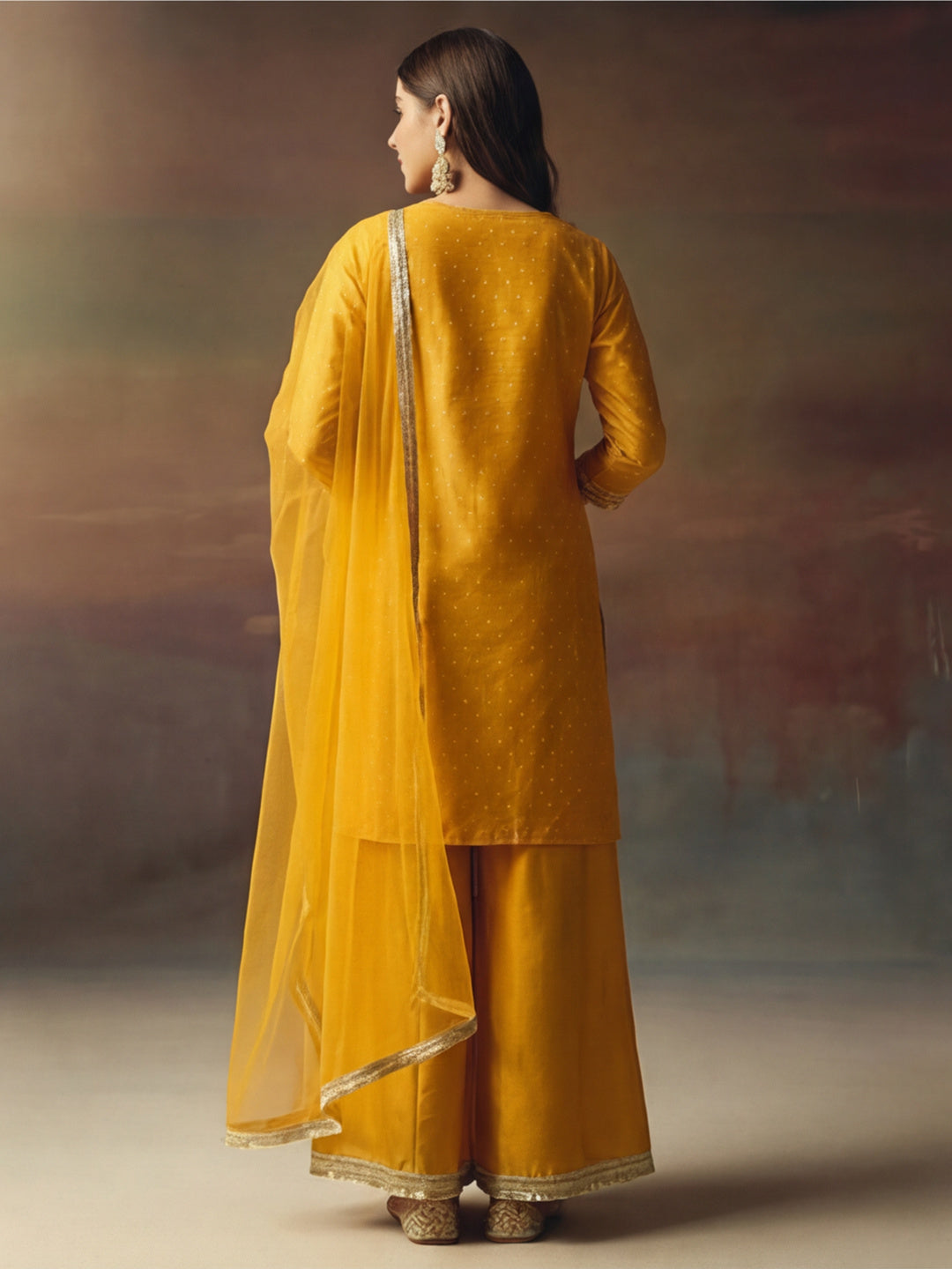 Kurta With Pant & Dupatta Ethnic Kurta Set For Women
