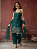 Kurta With Pant & Dupatta Ethnic Kurta Set For Women