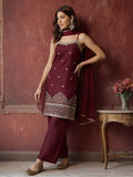 Kurta With Pant & Dupatta Ethnic Kurta Set For Women
