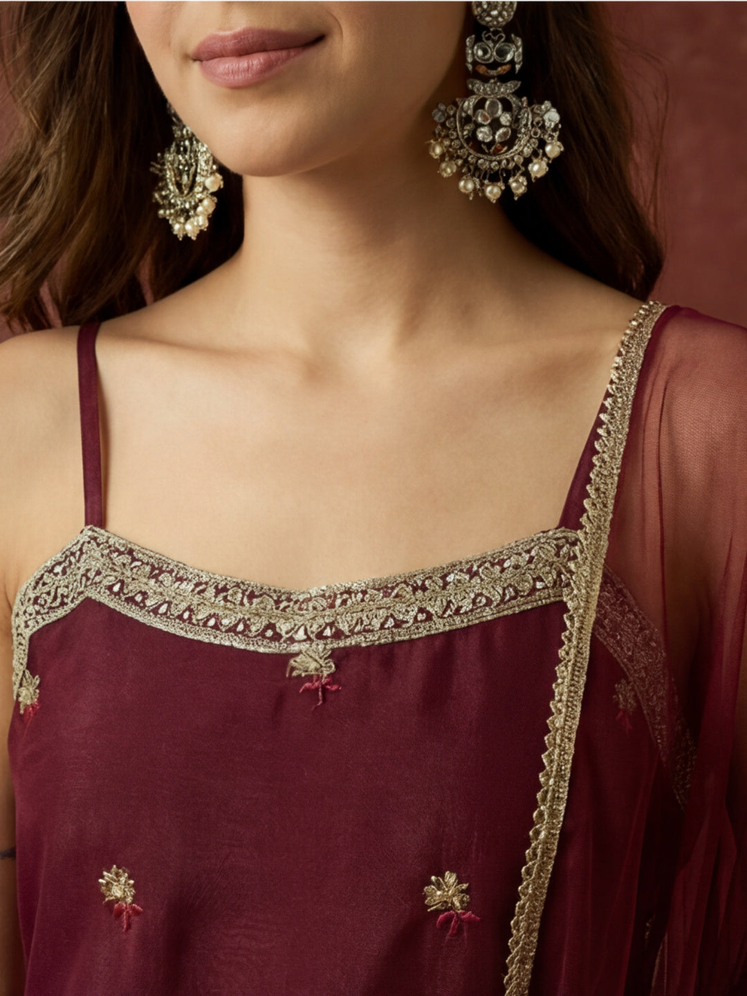 Kurta With Pant & Dupatta Ethnic Kurta Set For Women