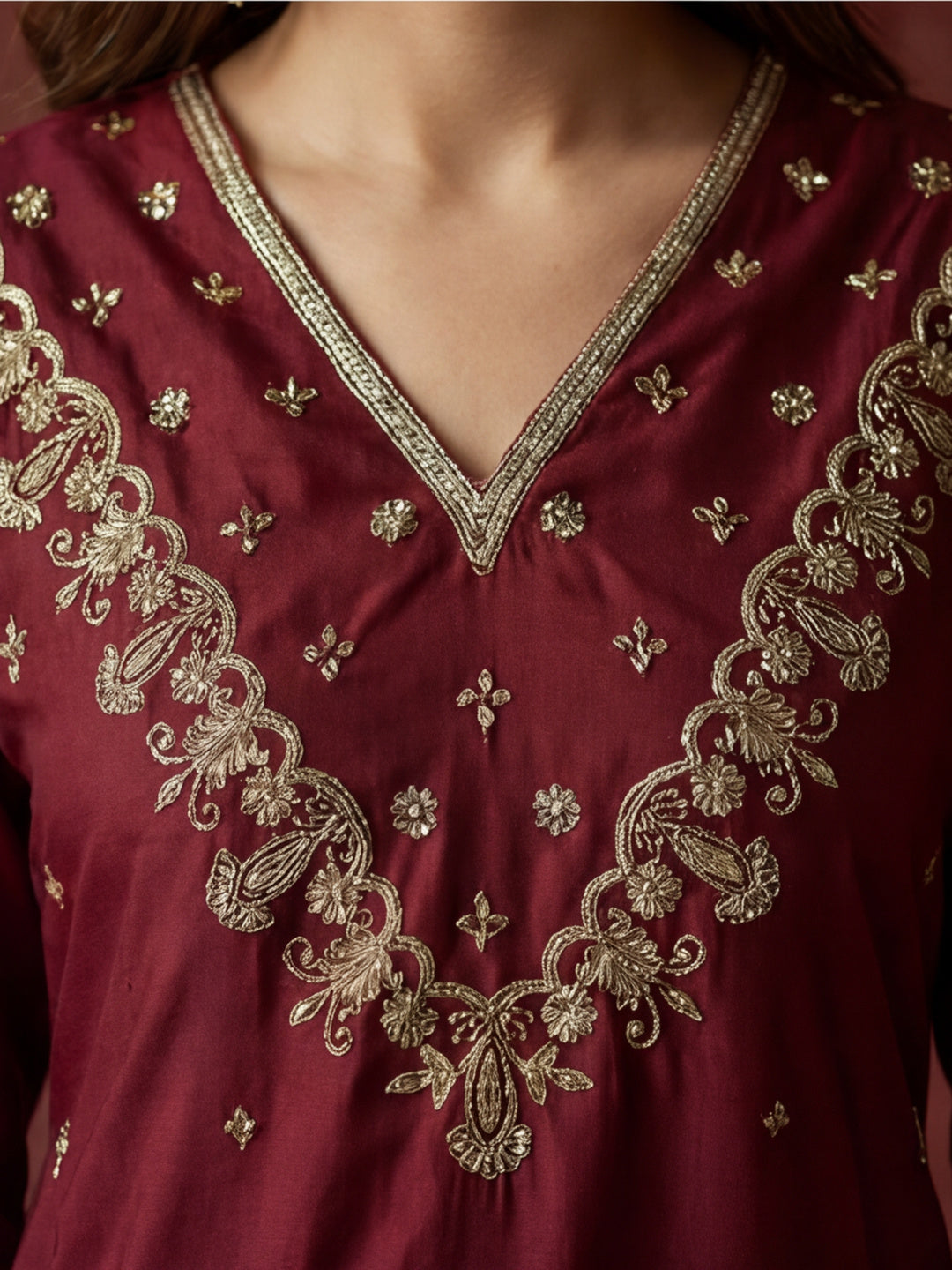 Kurta With Pant & Dupatta Ethnic Kurta Set For Women