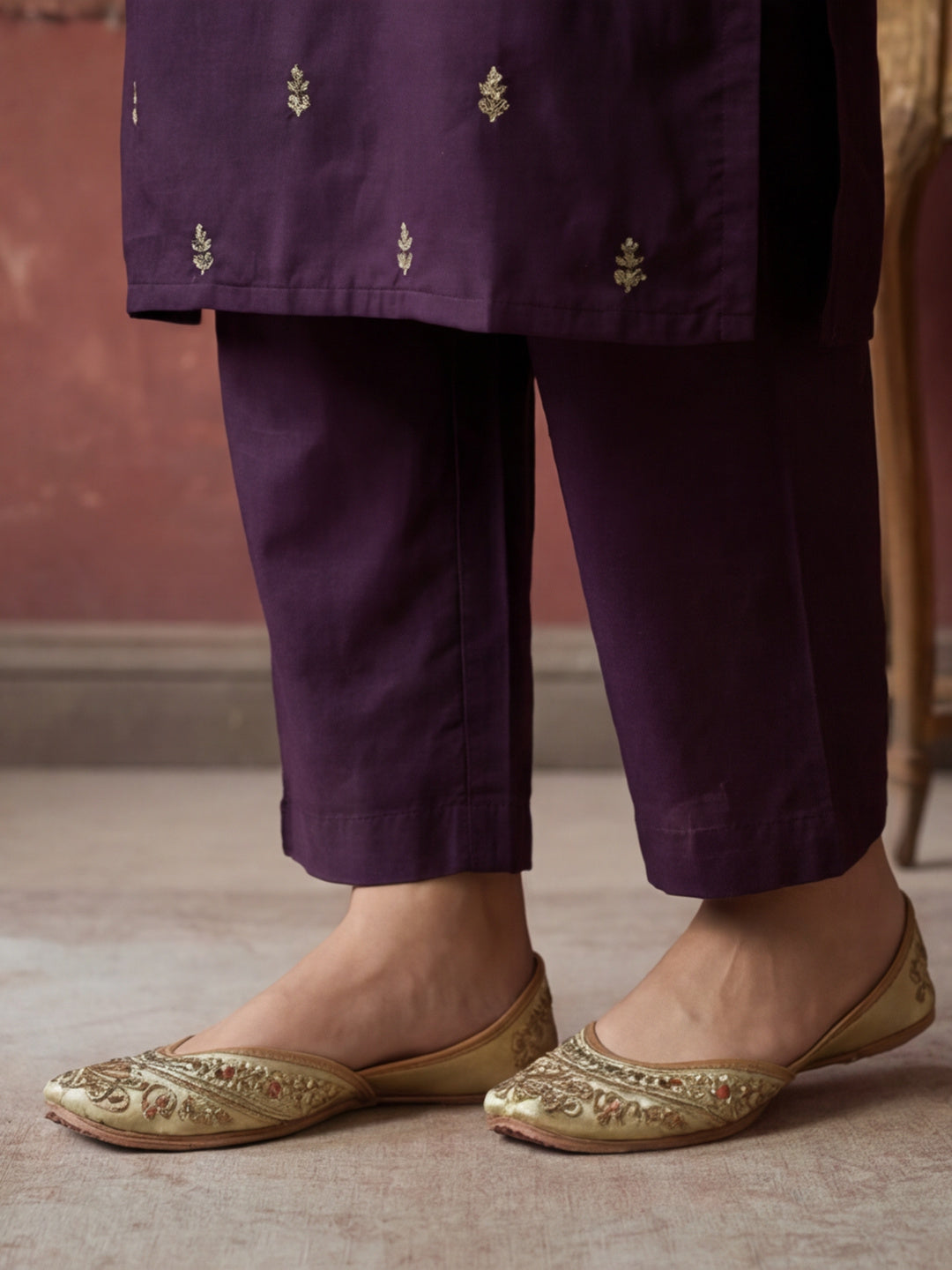 Kurta With Pant & Dupatta Ethnic Kurta Set For Women