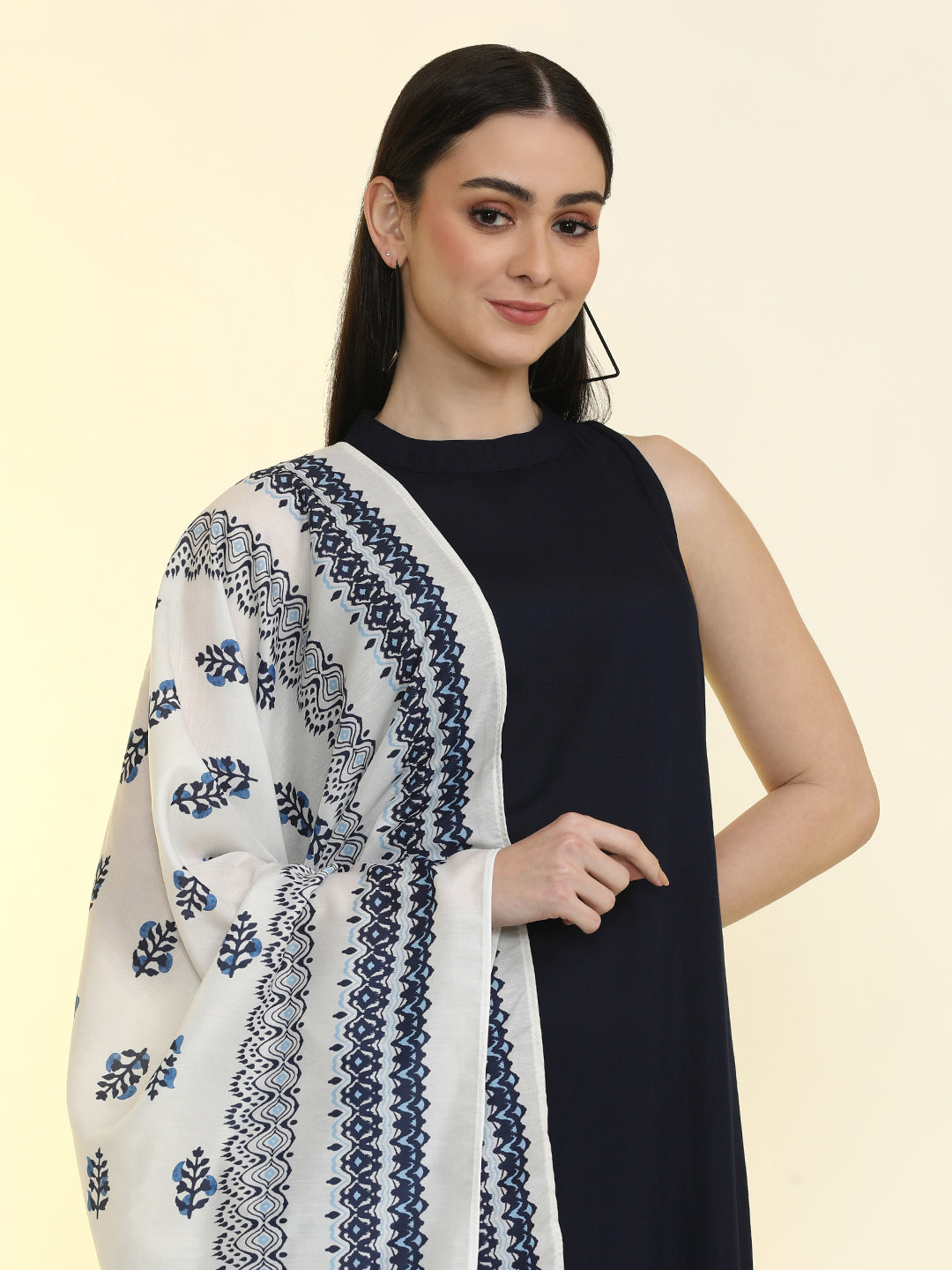 Solid Kurta Sets With Pure Cotton Dupatta