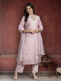 Kurta With Pant And Dupatta Set For Women