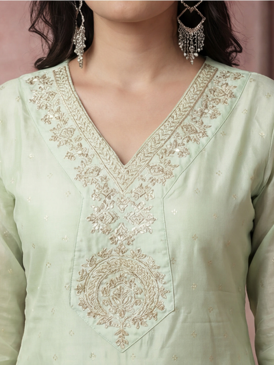 Kurta With Pant And Dupatta Set For Women
