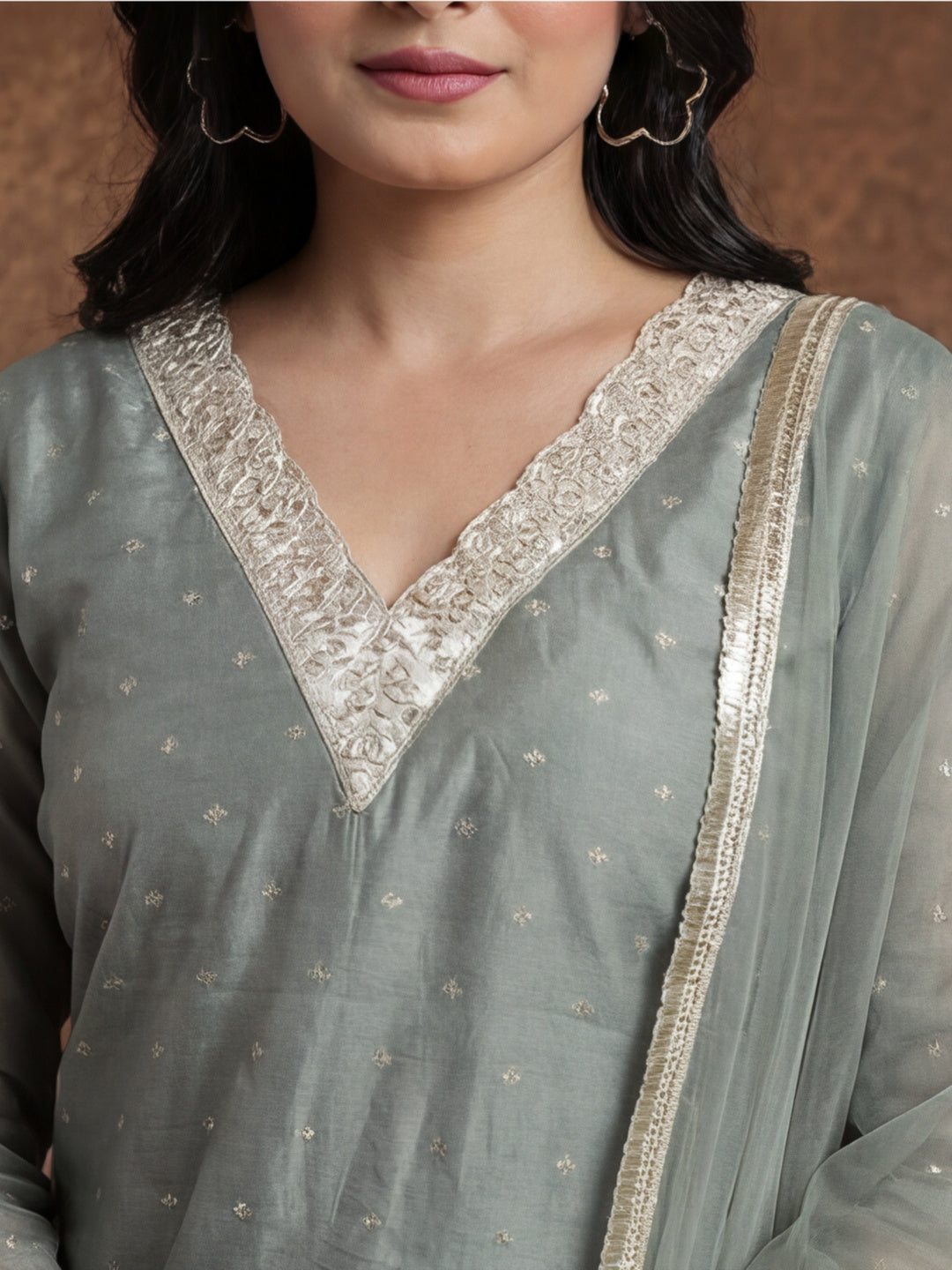 Kurta With Pant And Dupatta Set For Women