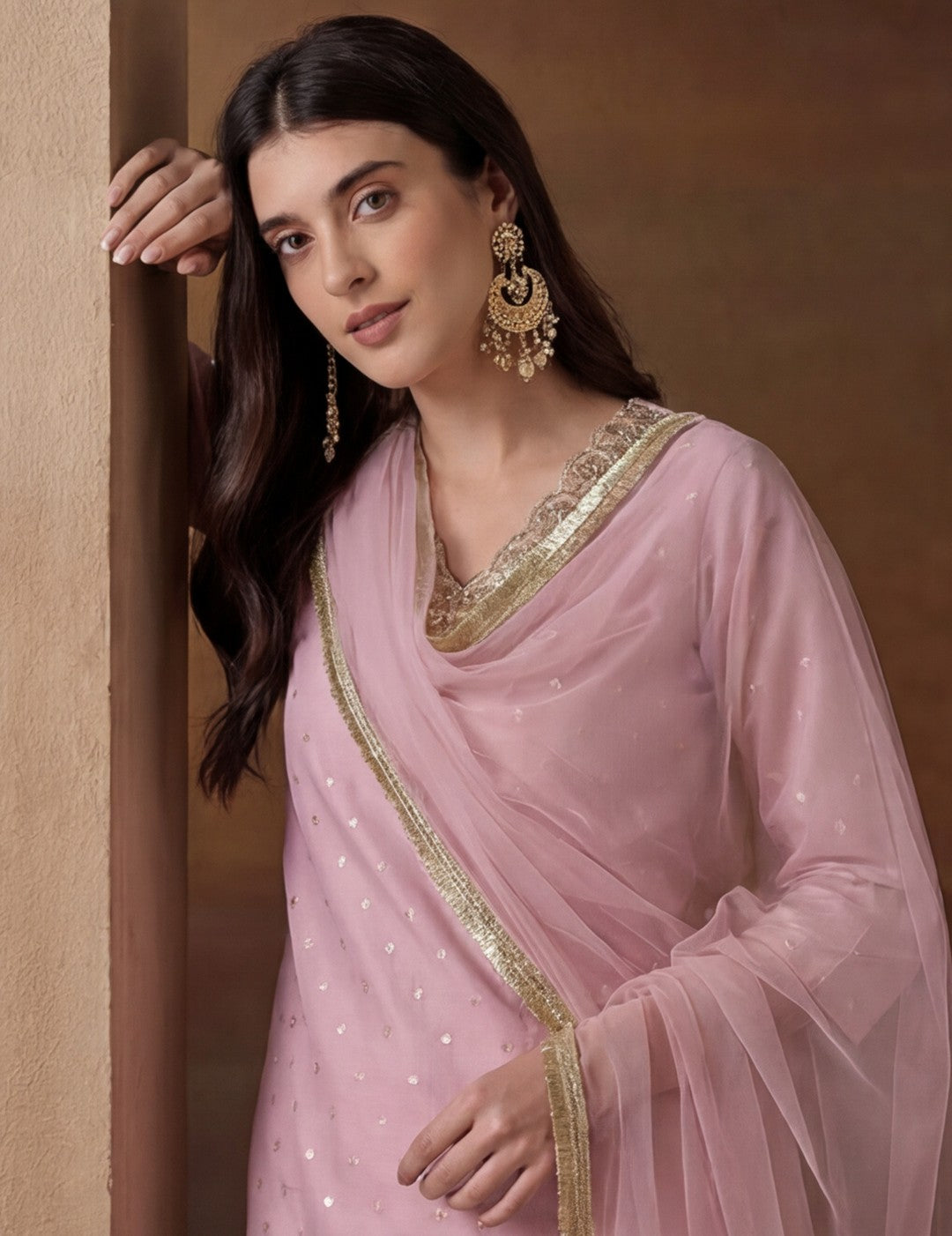 Kurta With Pant And Dupatta Set For Women