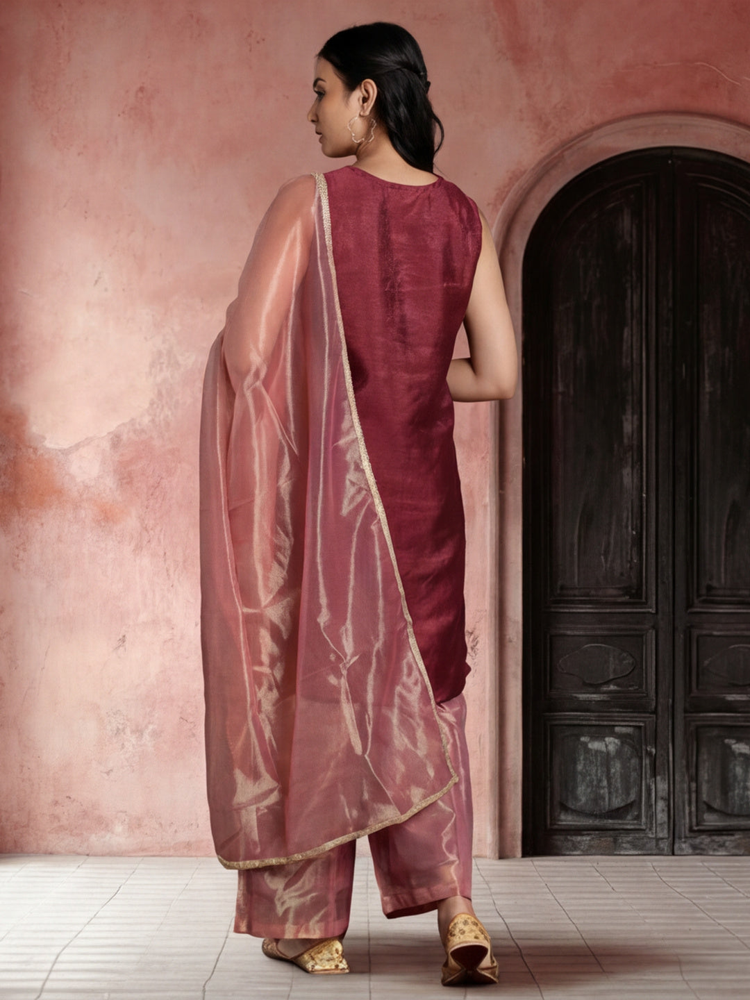 Kurta With Pant And Dupatta Set For Women