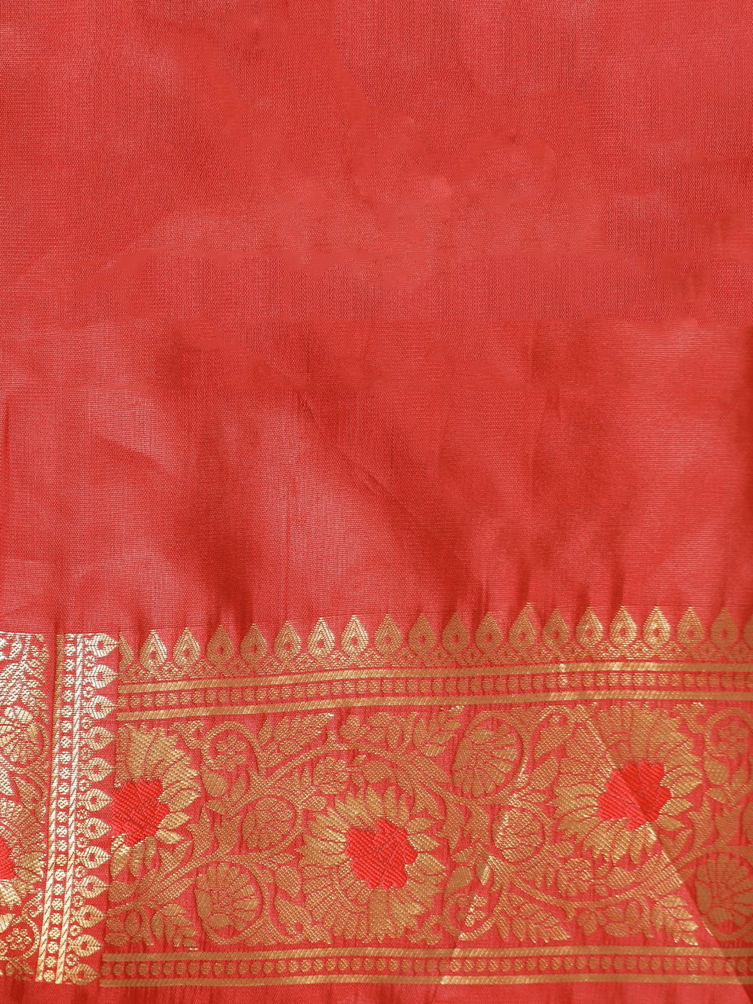 Zari Woven Red Banarasi Saree