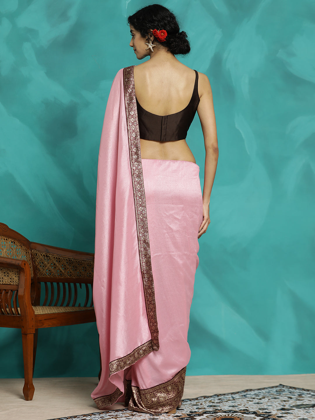 Party Wear Zari Woven Banarasi Saree