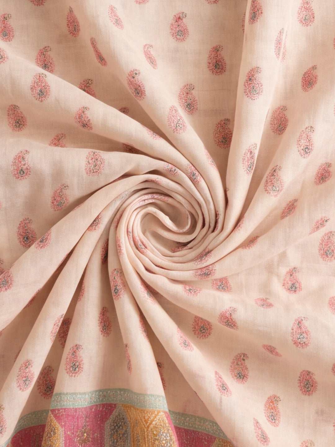 Premium Linen Silk Digital Printed And Hardwork Saree  With Unstitched Blouse Piece