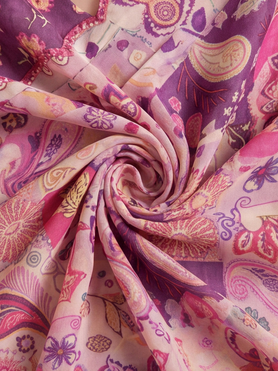 Women Lightweight Printed Beautiful Mirror Work Border Saree With Unstitched Blouse Piece