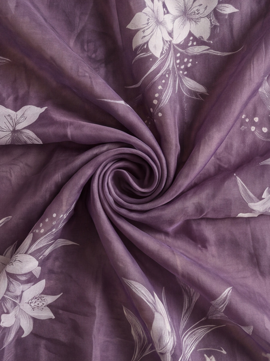 Women Lightweight Printed Beautiful Mirror Work Border Saree With Unstitched Blouse Piece
