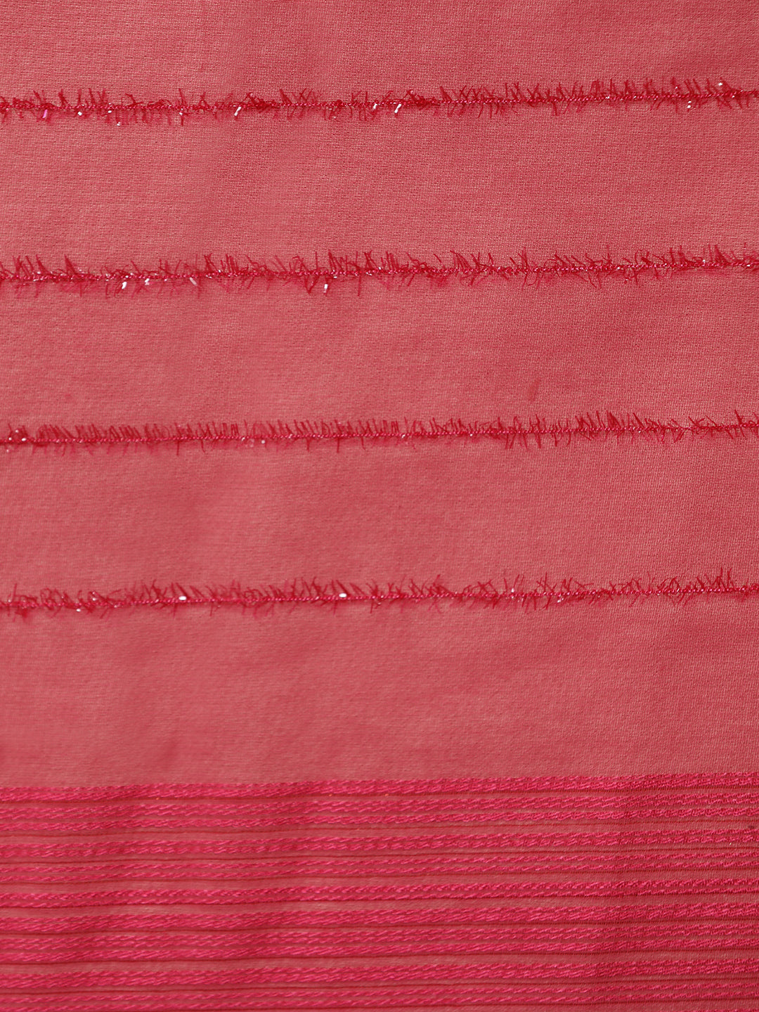 Pink Silk Blend Party Wear Saree