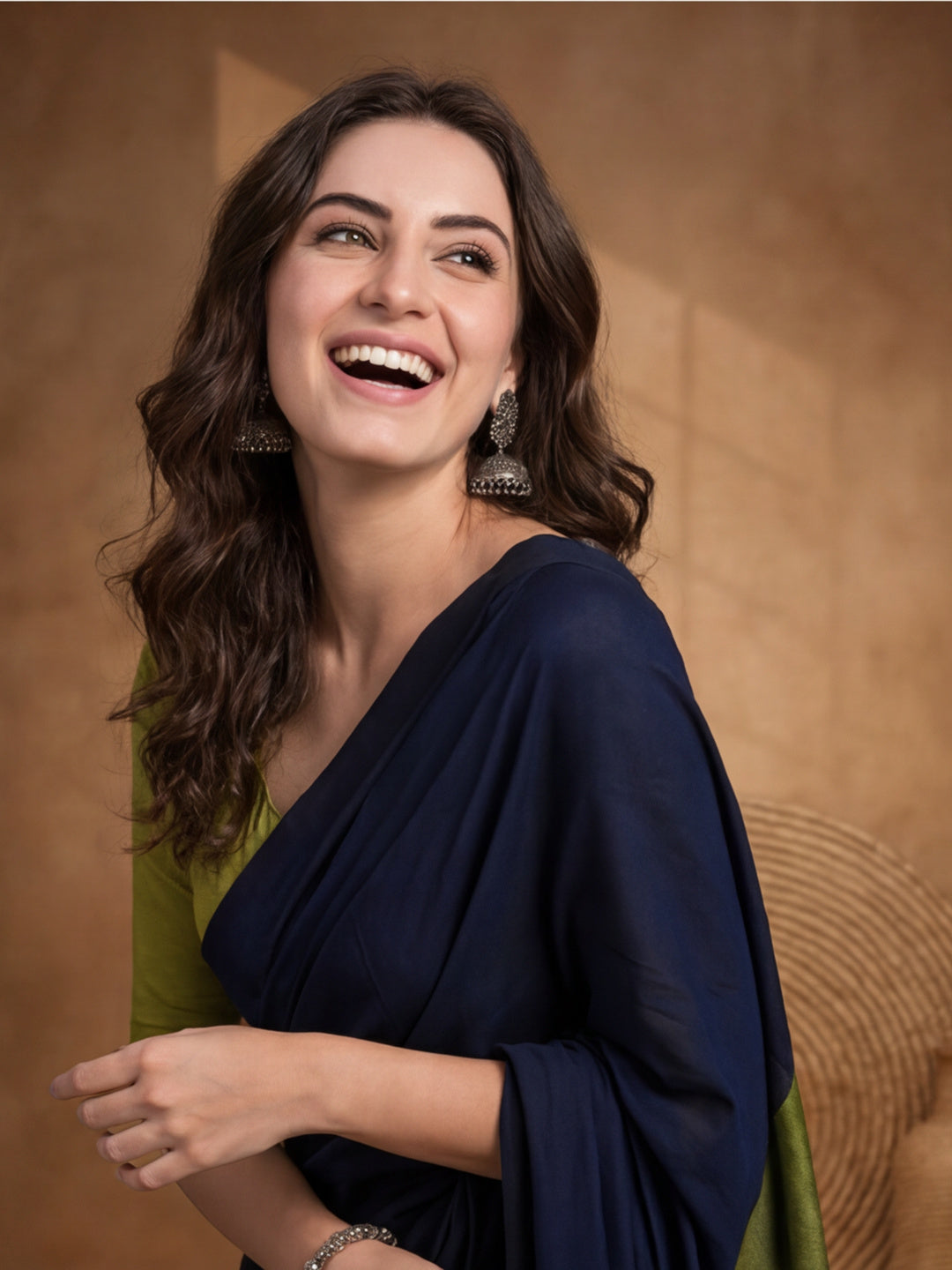 Solid Pure Cotton Saree with Unstiched Blouse