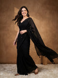 Solid Pure Cotton Saree with Unstiched Blouse