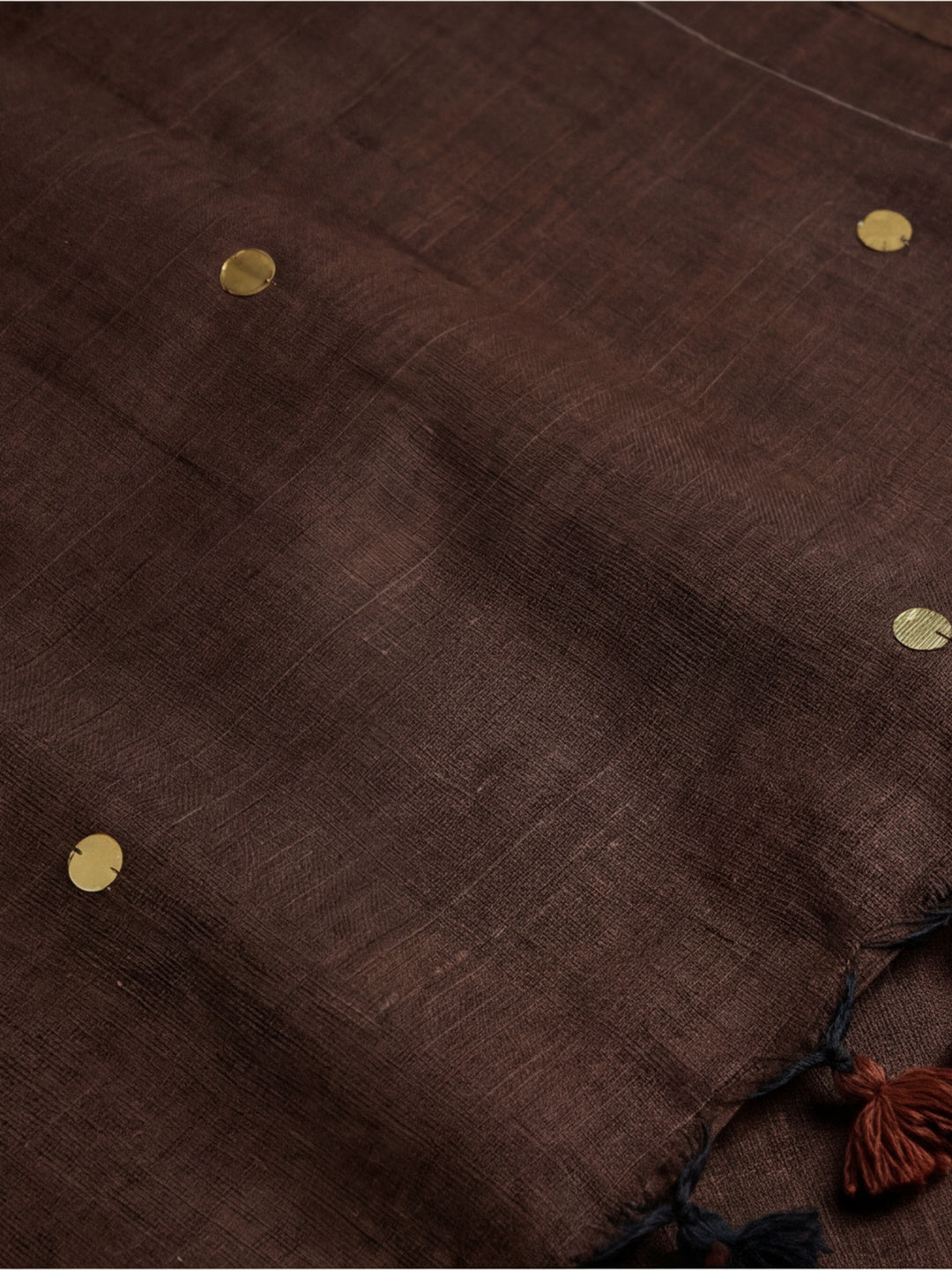 Solid Pure Cotton Saree with Unstiched Blouse