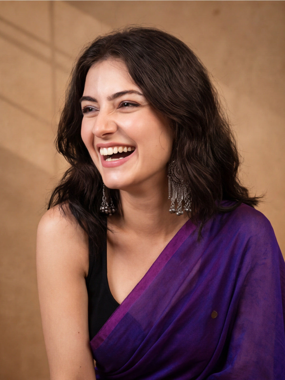 Solid Pure Cotton Saree with Unstiched Blouse