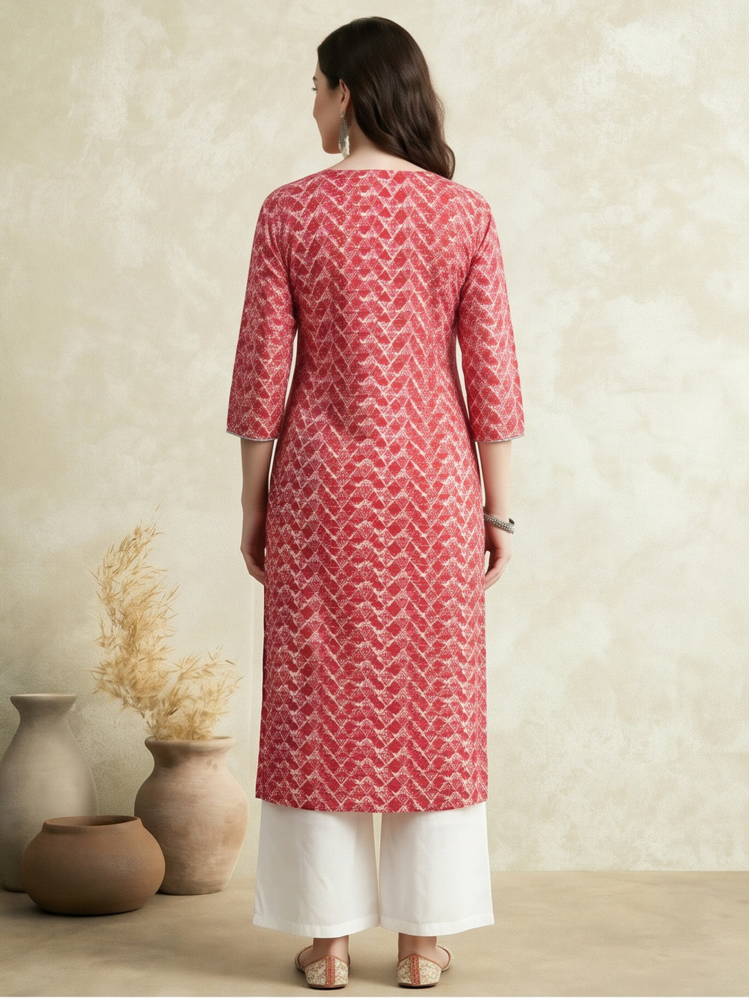 Floral Printed Straight Pure Cotton Kurta Sets