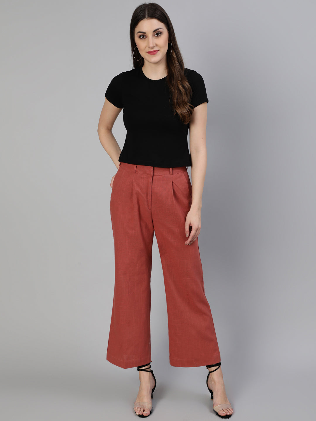 Shop cotton casual pants for ladies