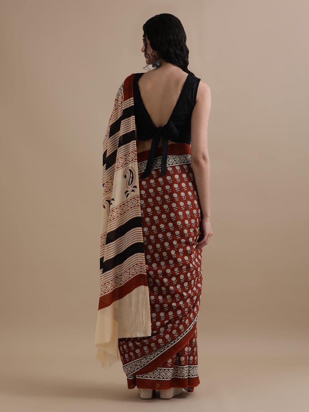 Mulmul Cotton Printed Saree