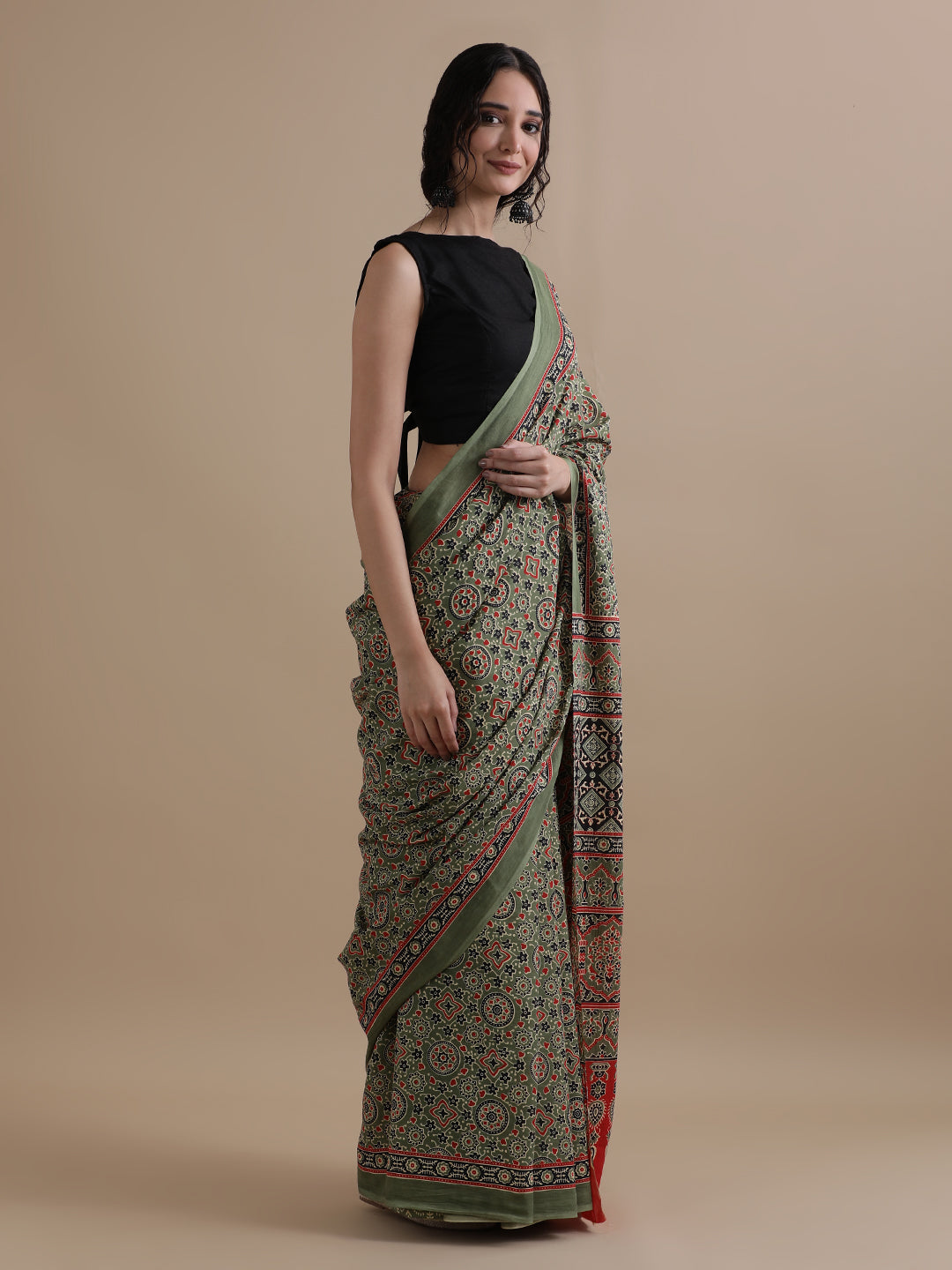 Mulmul Cotton Printed Saree