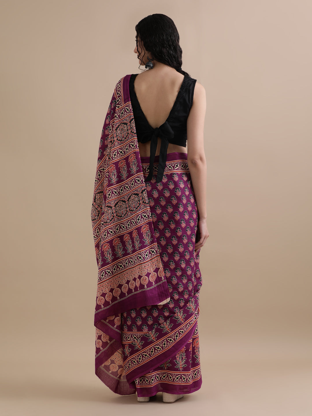 Mulmul Cotton Printed Saree