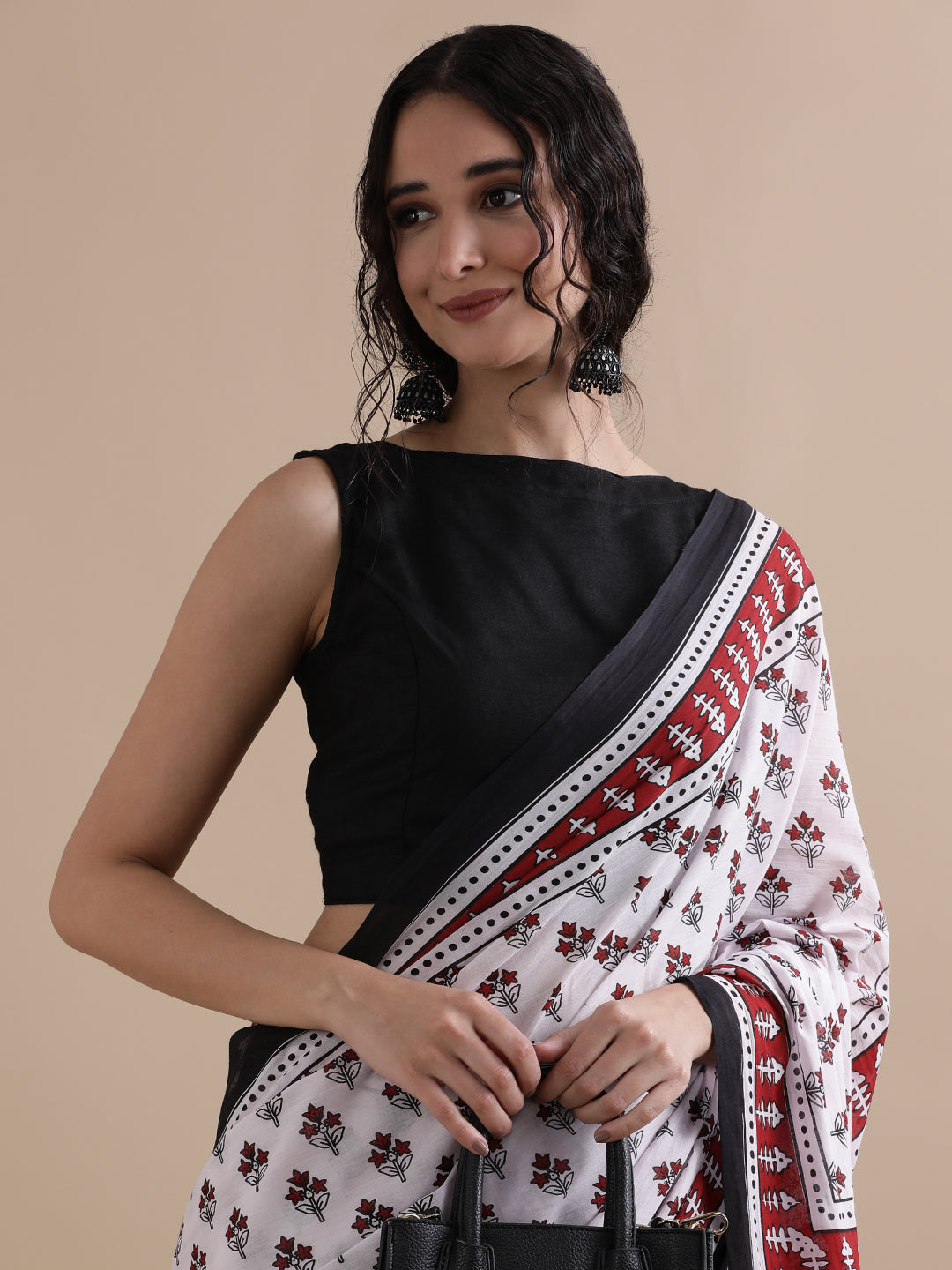 Mulmul Cotton Printed Saree