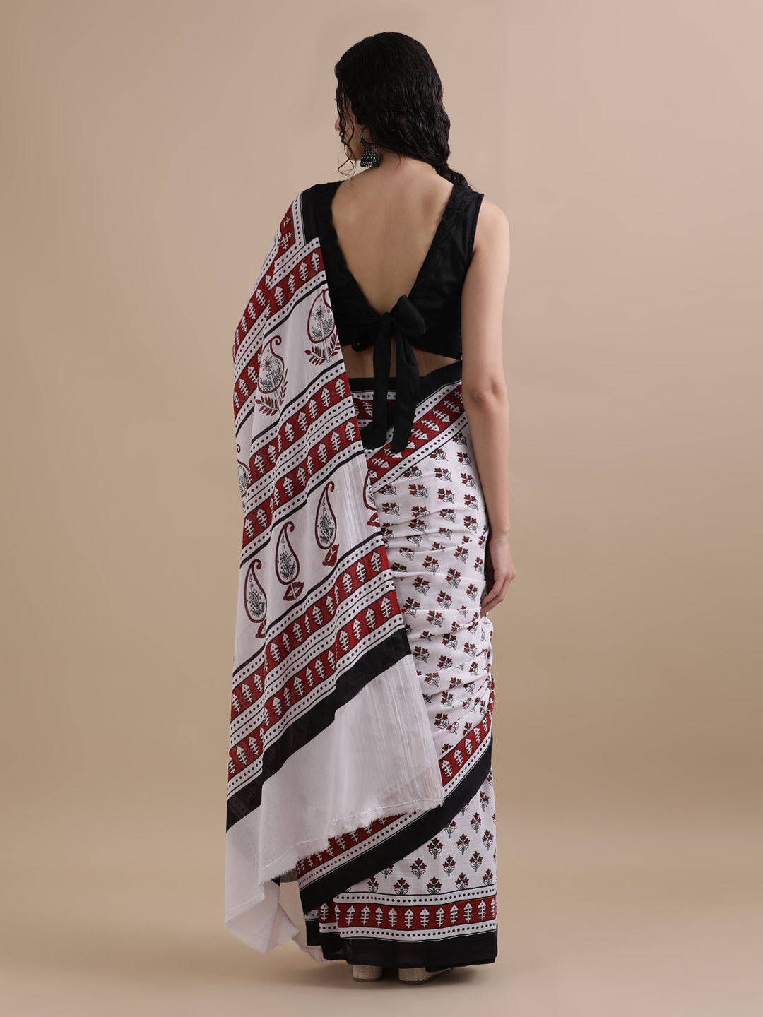 Mulmul Cotton Printed Saree