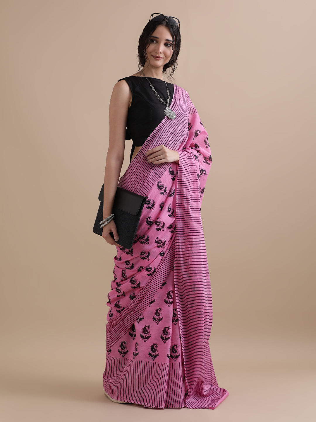 Mulmul Cotton Printed Saree