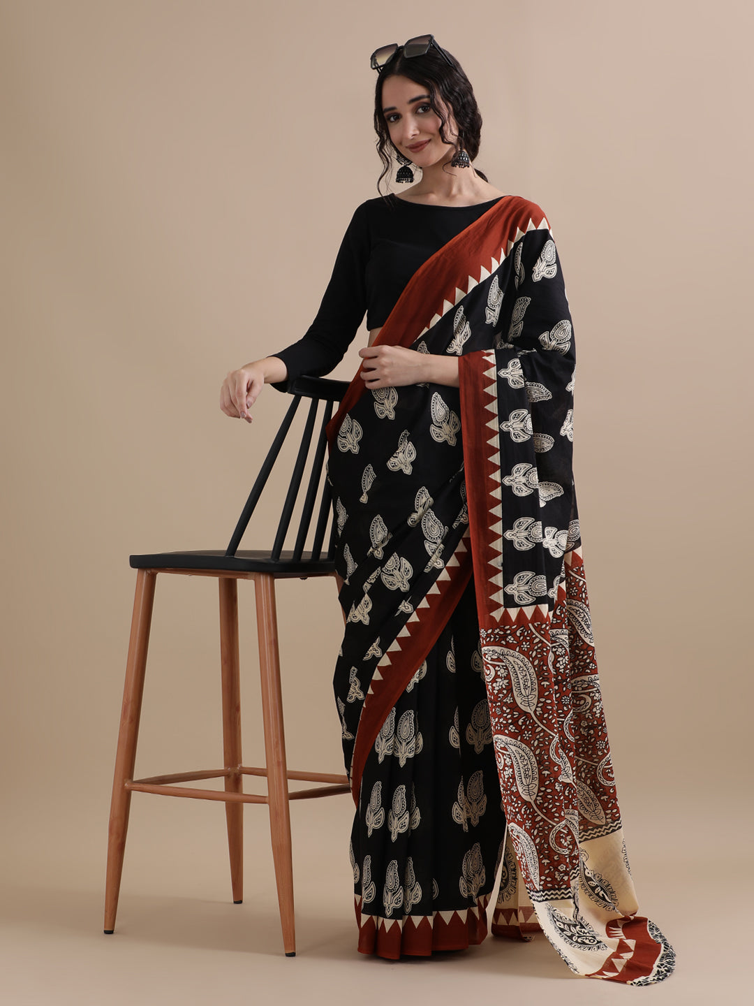 Mulmul Cotton Printed Saree