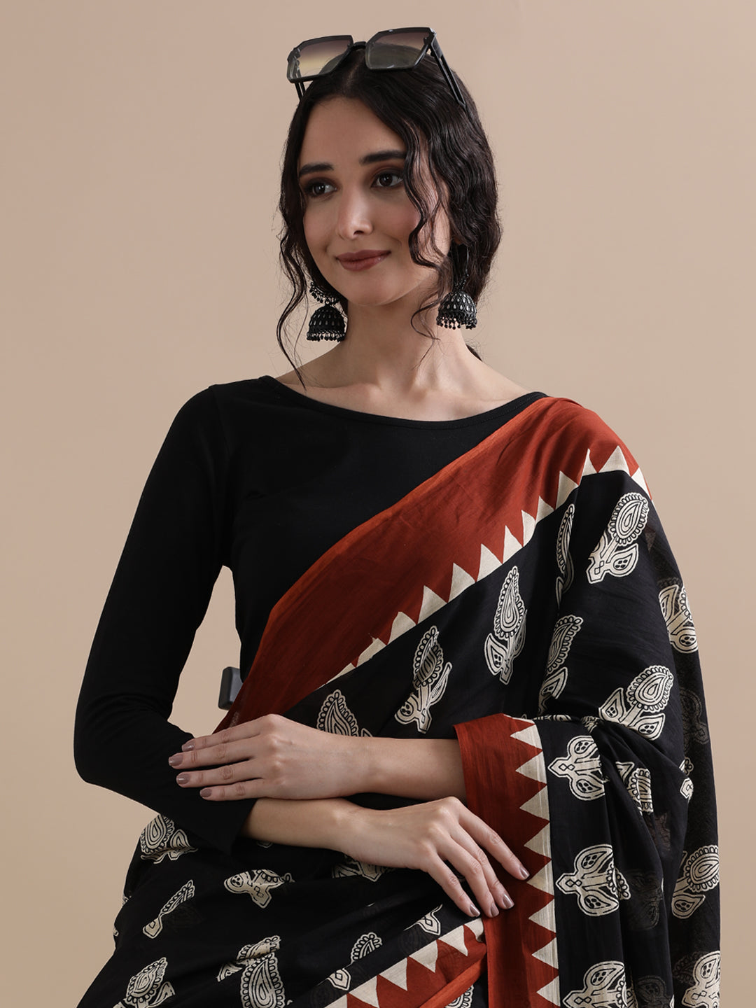 Mulmul Cotton Printed Saree