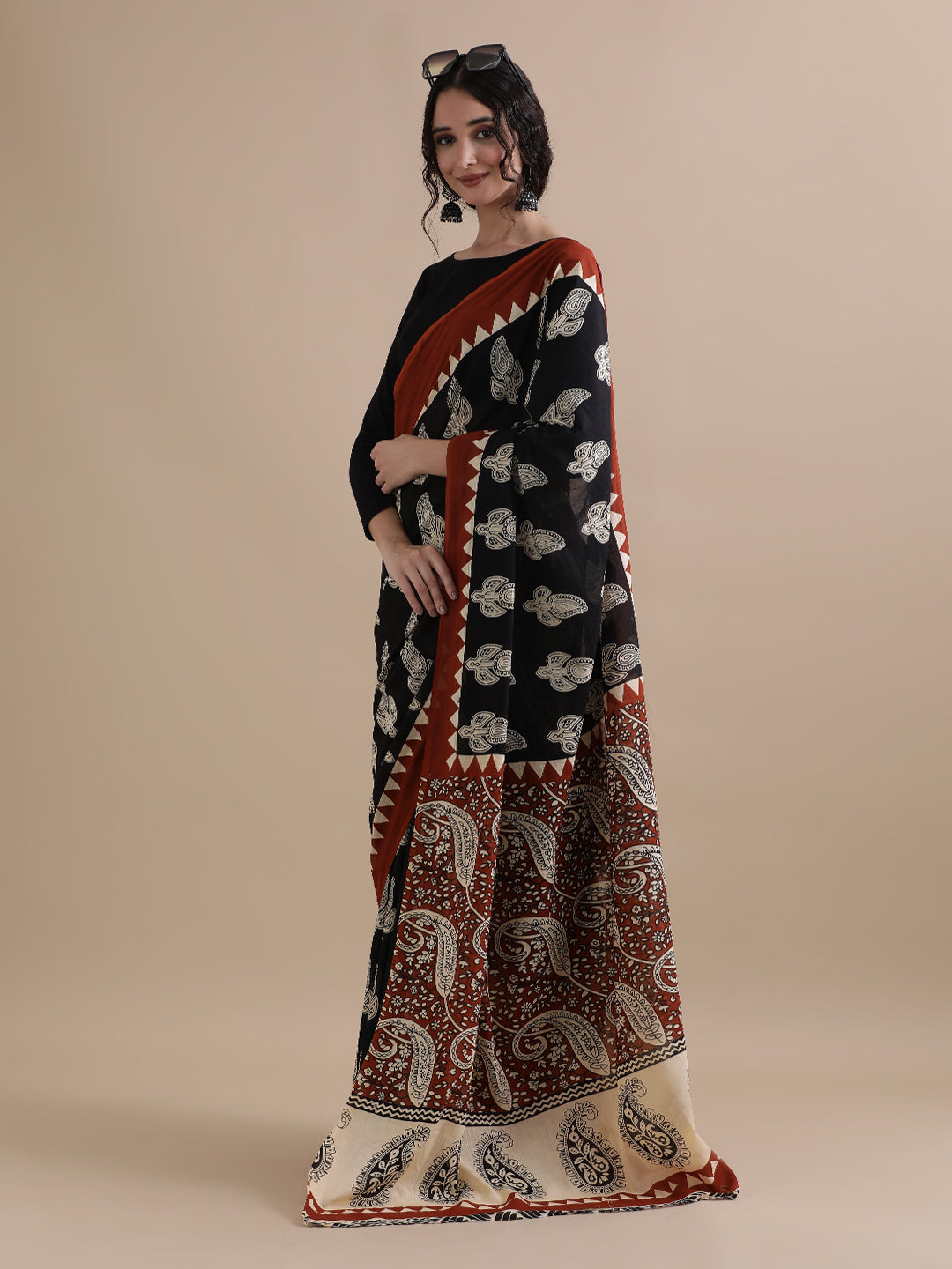 Mulmul Cotton Printed Saree