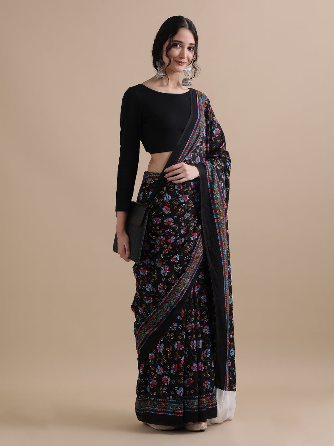 Mulmul Cotton Printed Saree